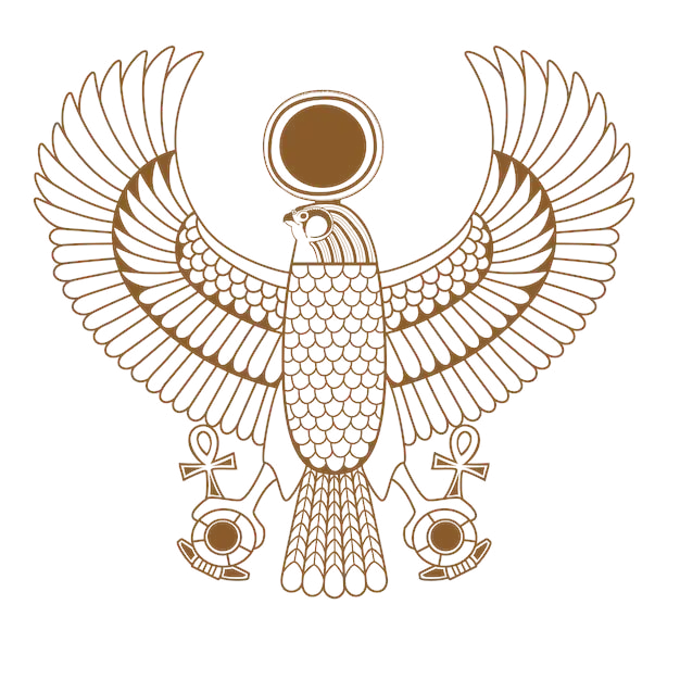 Egyptian pattern background